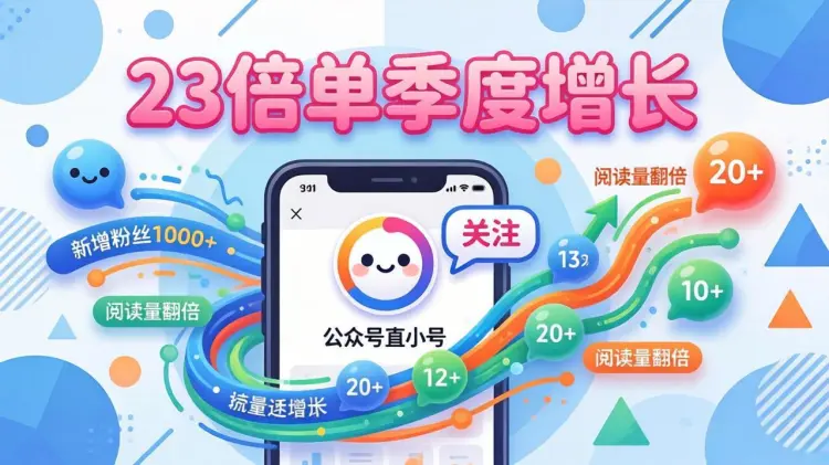 2026公众号流量新风口：垂直小号深耕带来23倍单季度增长-知峰社