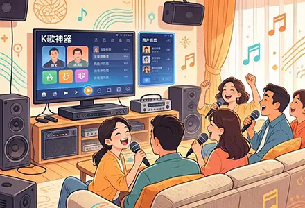 电视盒子K歌神器推荐，家庭KTV嗨唱不停歇