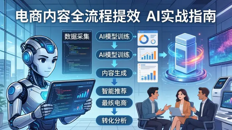 AI市场部增长飞轮，从1-100的电商内容提效实战(更新2026)-知峰研习社