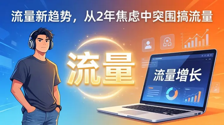 流量新趋势!从2年焦虑中突围,搞定流量是关键-知峰研习社