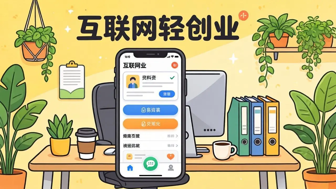 互联网轻创业，搭建虚拟资料变现小程序