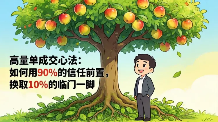 高客单成交心法：如何用90%的信任前置，换取10%的临门一脚？-知峰社