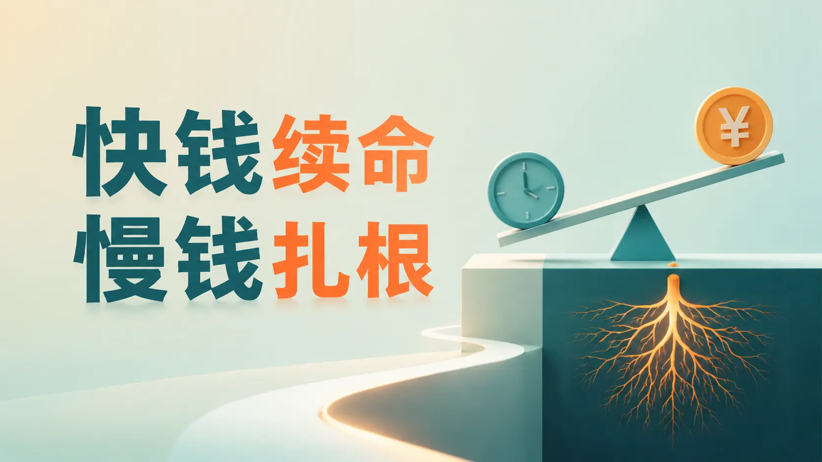 普通人赚钱实操:快钱跑通闭环,慢钱积累信任资产-知峰社