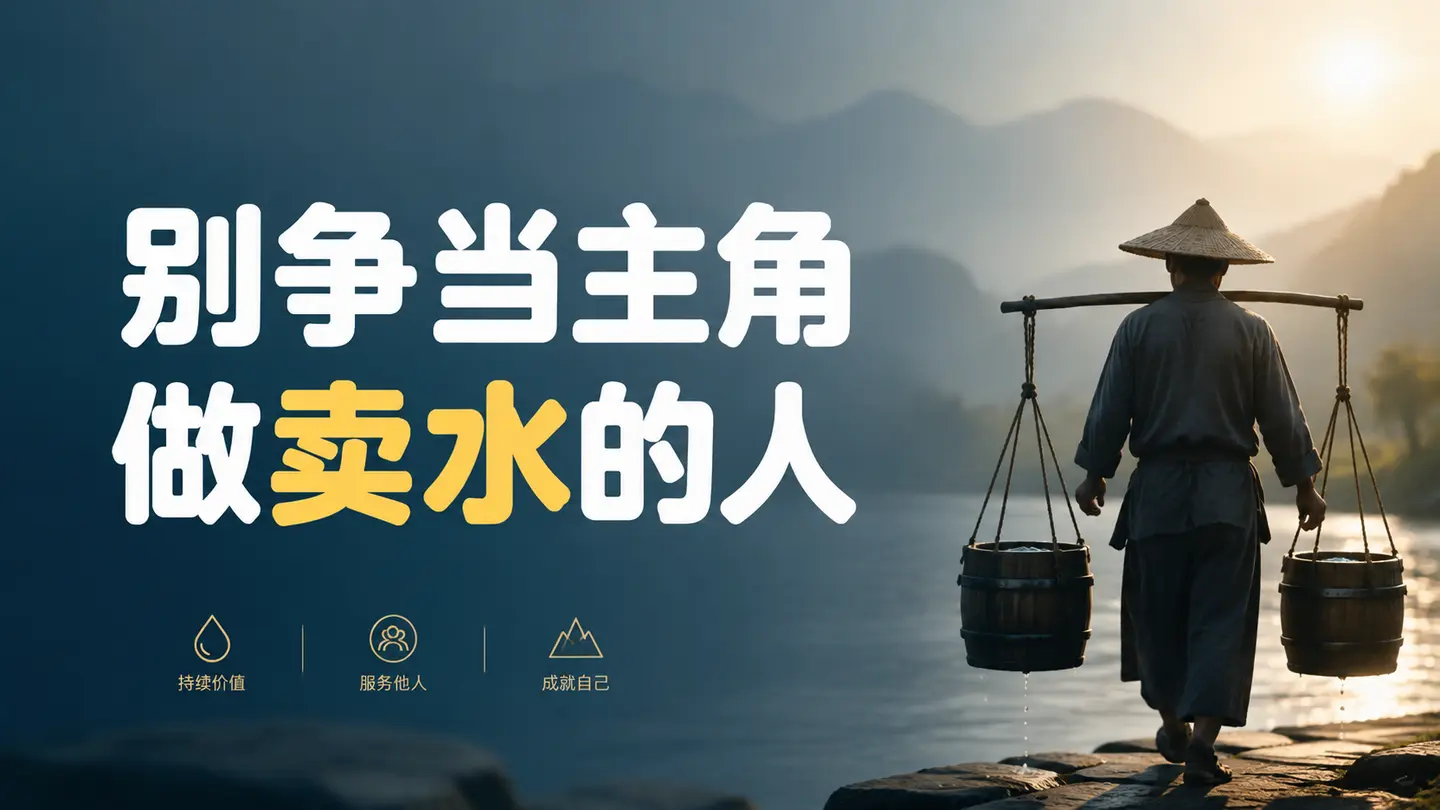 淘金热别忙着挖金子，普通人做卖水生意反而更抗风险-知峰社