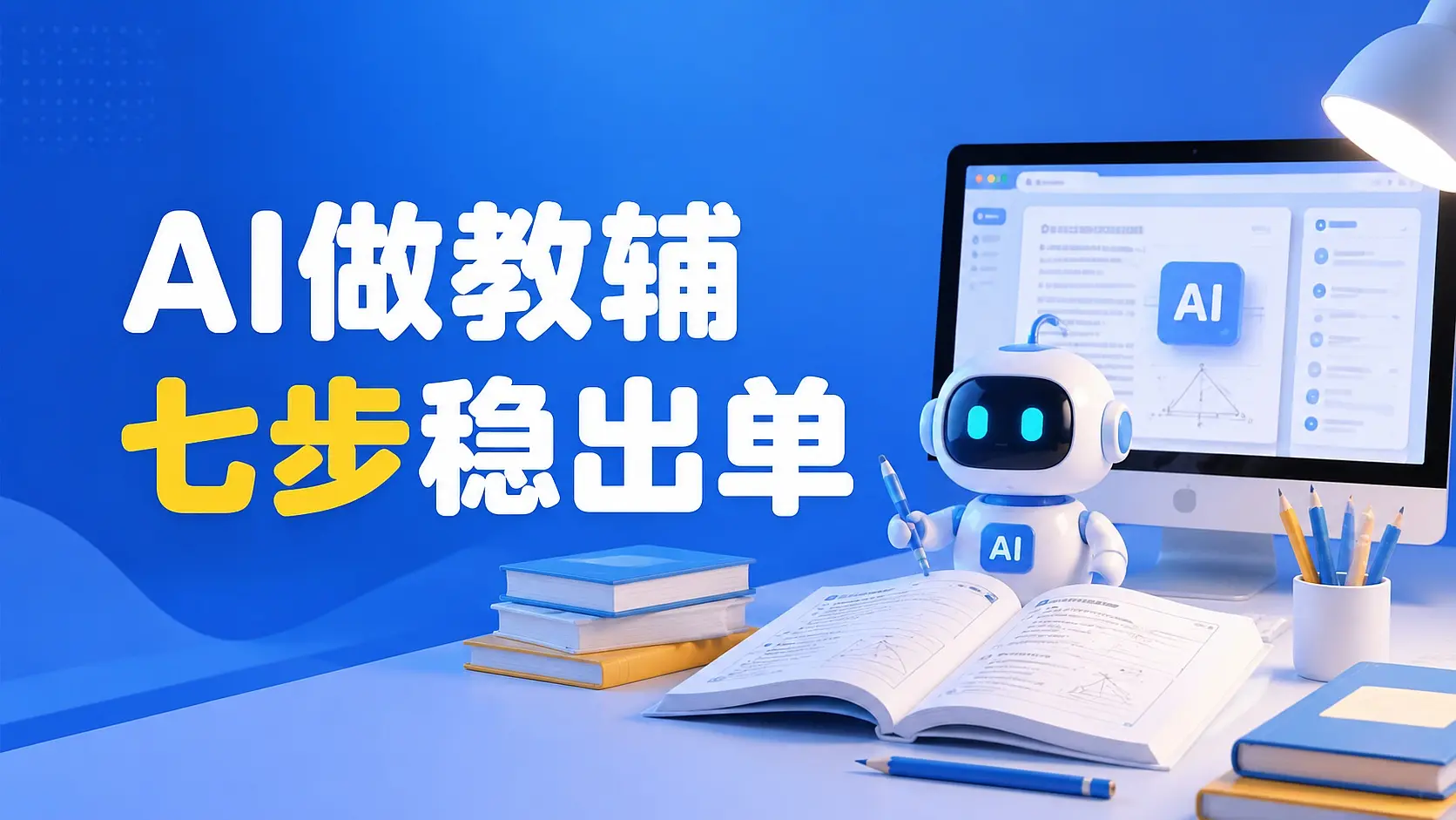 AI做手绘教辅日入两千？七步从选题到上架卖实体小册子｜知峰社