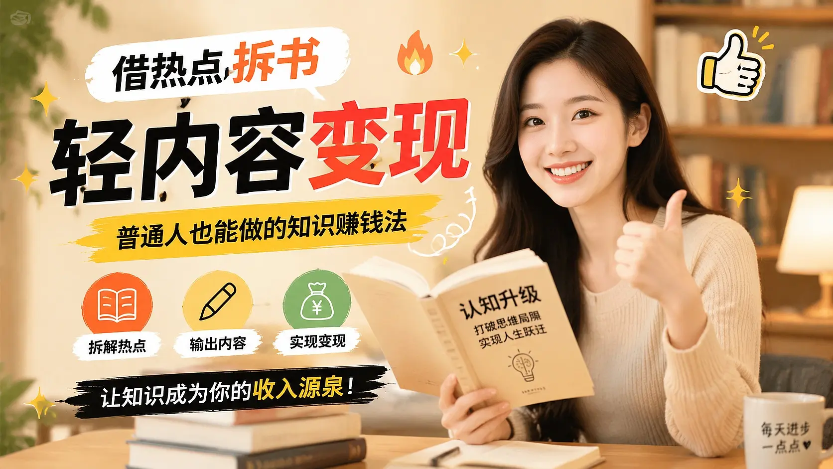 借热点拆书做轻内容,公众号小红书双平台引流变现的实操路径|知峰社