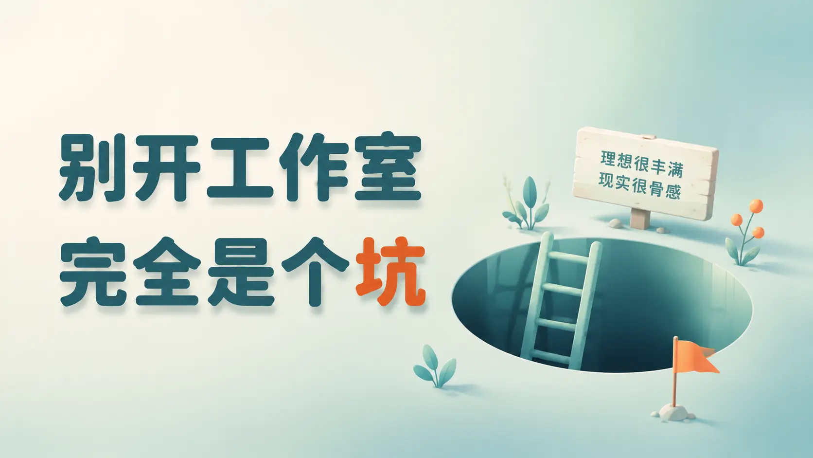 为什么劝你别开工作室?控制欲望保持小而美,把自由还给赚钱本身-知峰社