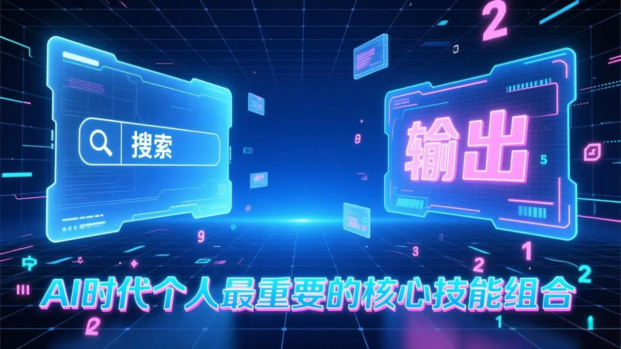付费文章：AI时代个人最重要的核心技能组合：“输出能力”和“搜索能力”-知峰研习社