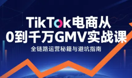 三千老师·TikTok电商从0到千万GMV实战课(更新)-知峰云课