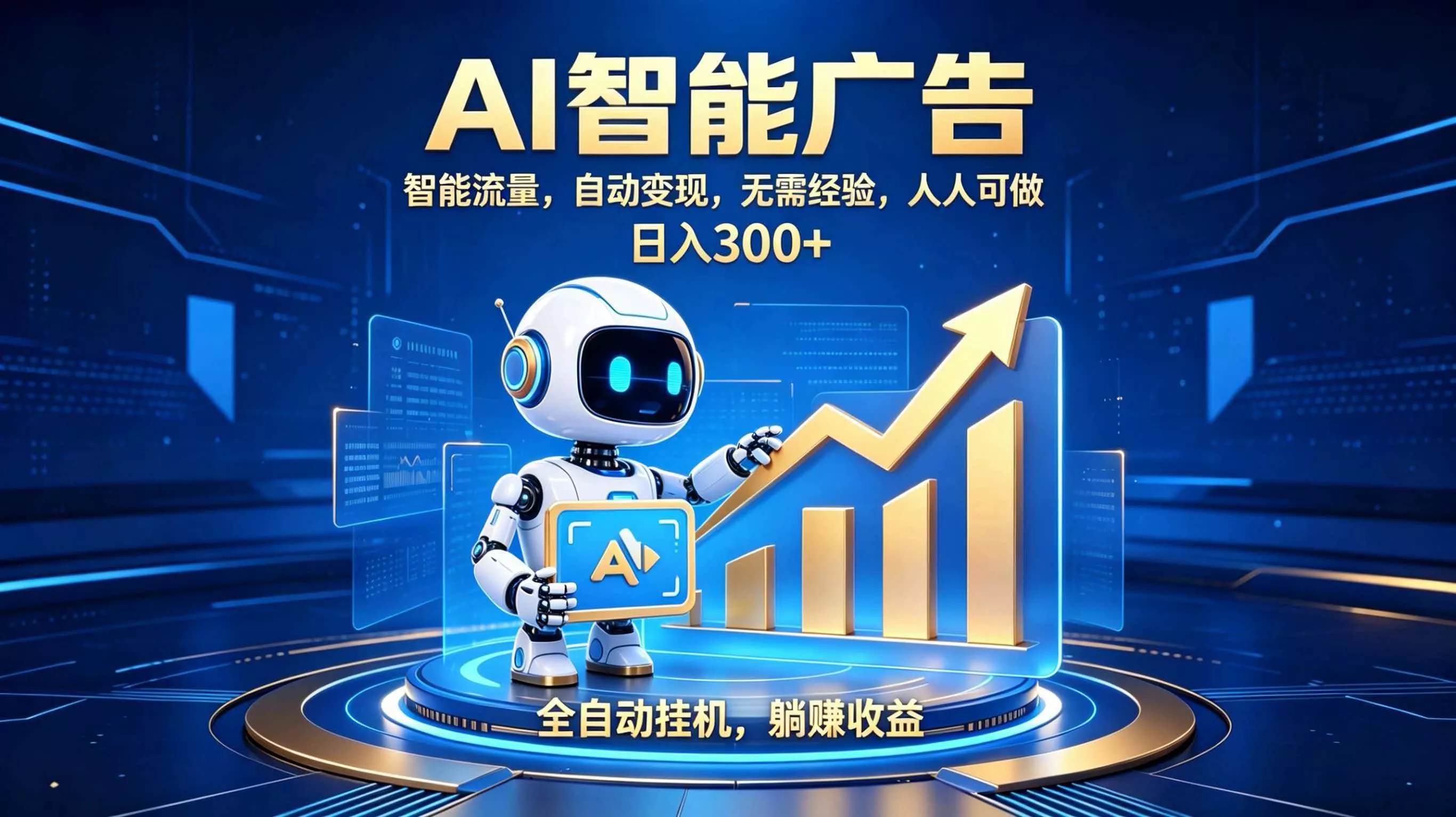 轻资产新赛道,全自动AI广告,打造持续收益-知峰社