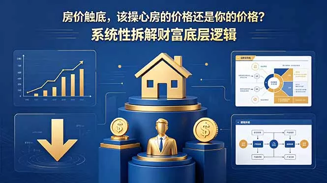付费文章：房价触底，该操心房的价格还是你的价格？系统性拆解财富底层逻辑-知峰社