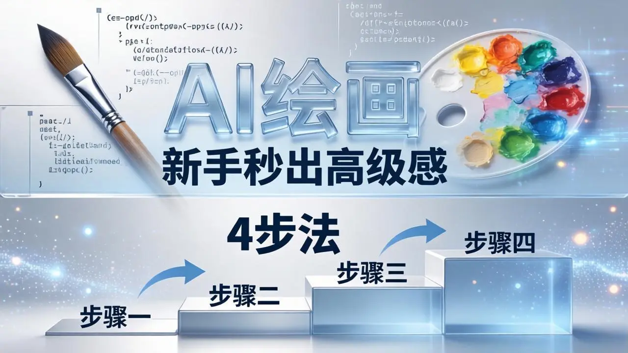AI绘画入门别再硬磕了！即梦4步法：万能提示词公式+BRTR框架，新手秒出高级感-知峰社