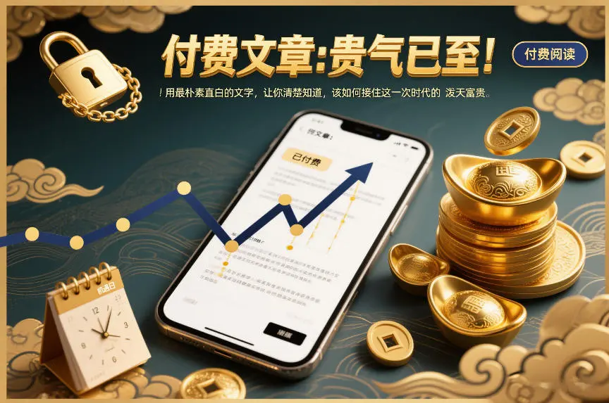 付费文章:贵气已至!用最朴素直白的文字,让你清楚知道,该如何接住这一次时代的泼天富贵-知峰研习社