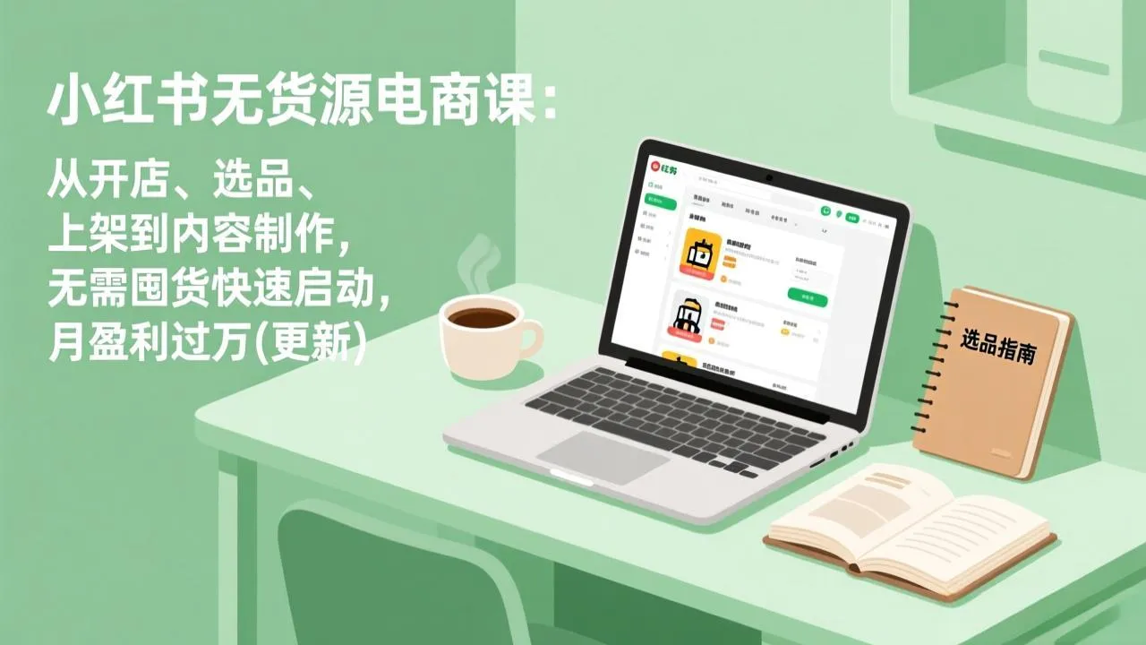 小红书无货源电商课(更新-知峰社