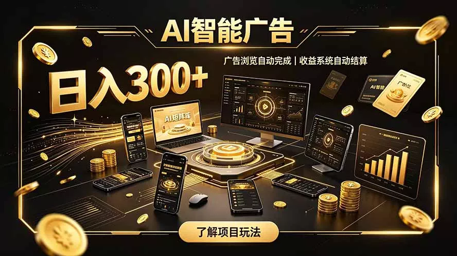 自研 AI 系统|轻资产起步|长期稳定收益|宝妈 上班族轻轻松松日入300+-知峰社