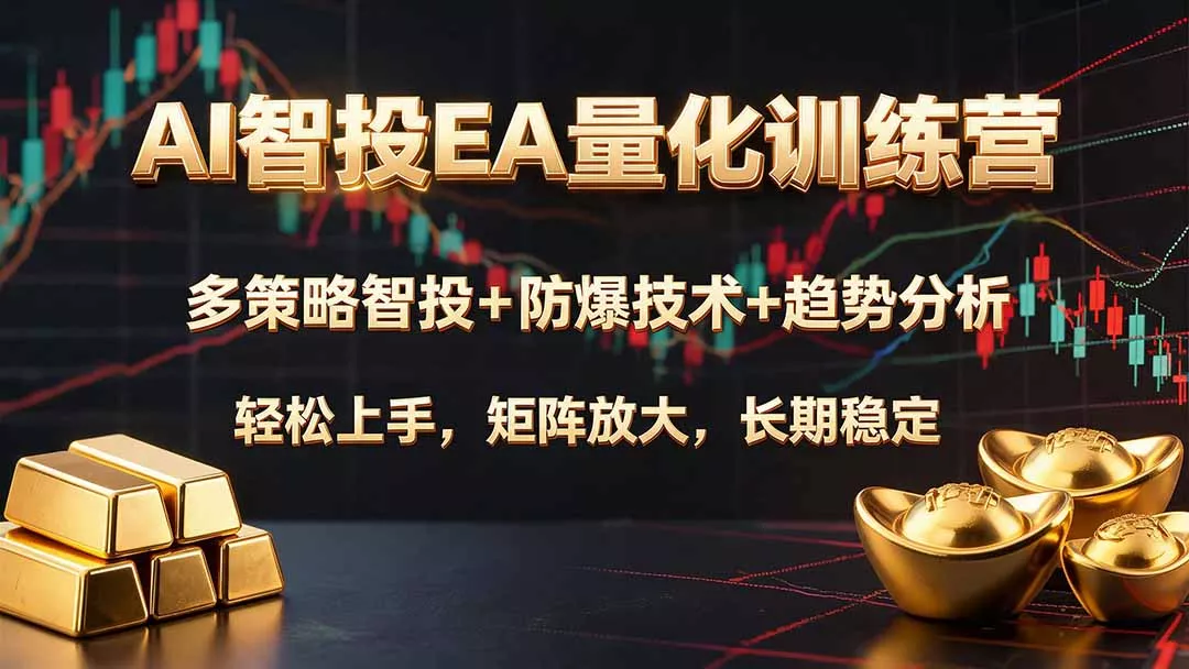 黄金期货EA量化交易实操,MT4多策略混搭实现稳健月入过万-知峰社