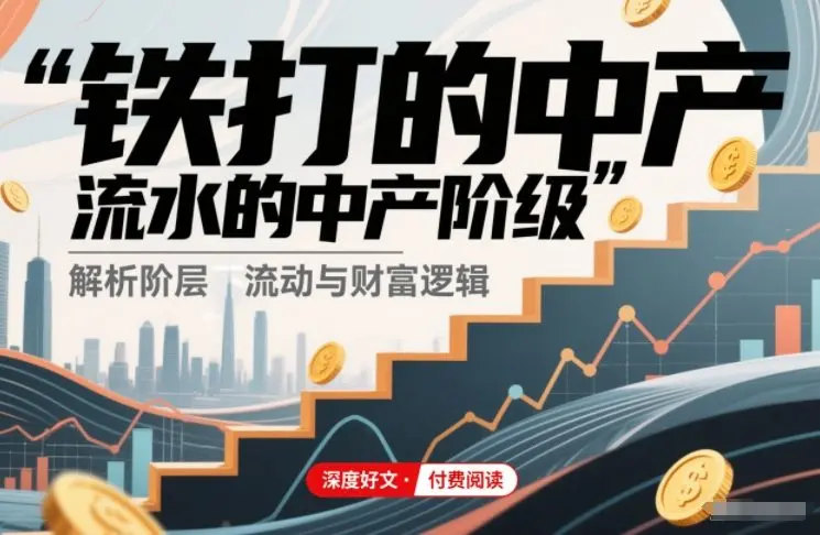 付费文章：铁打的中产，流水的中产阶级-知峰研习社