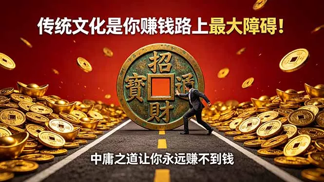 付费文章：传统文化是你赚钱路上最大障碍！中庸之道让你永远赚不到钱-知峰社