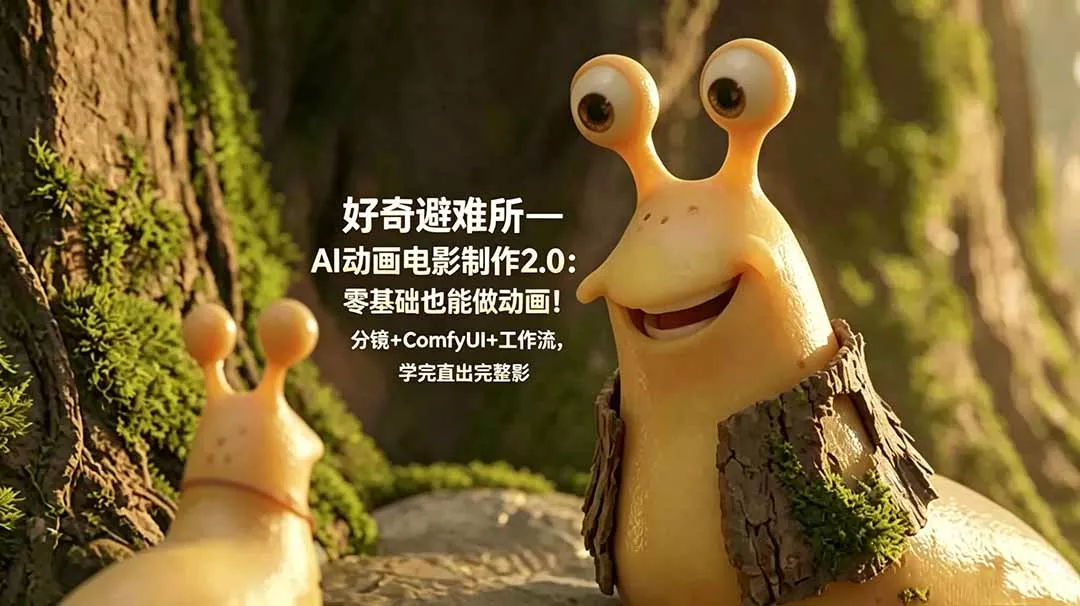 好奇避难所—AI动画电影制作2.0：零基础也能做动画！分镜+ComfyUI+工作流，学完直出完整影片-知峰社