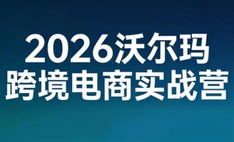 2026沃尔玛跨境电商实战营-知峰云课