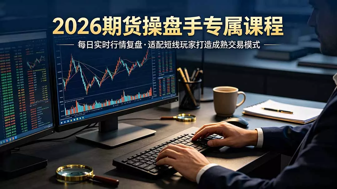 2026期货操盘手专属课程-更新7月11，每日实时行情复盘，适配短线玩家打造成熟交易模式-知峰社
