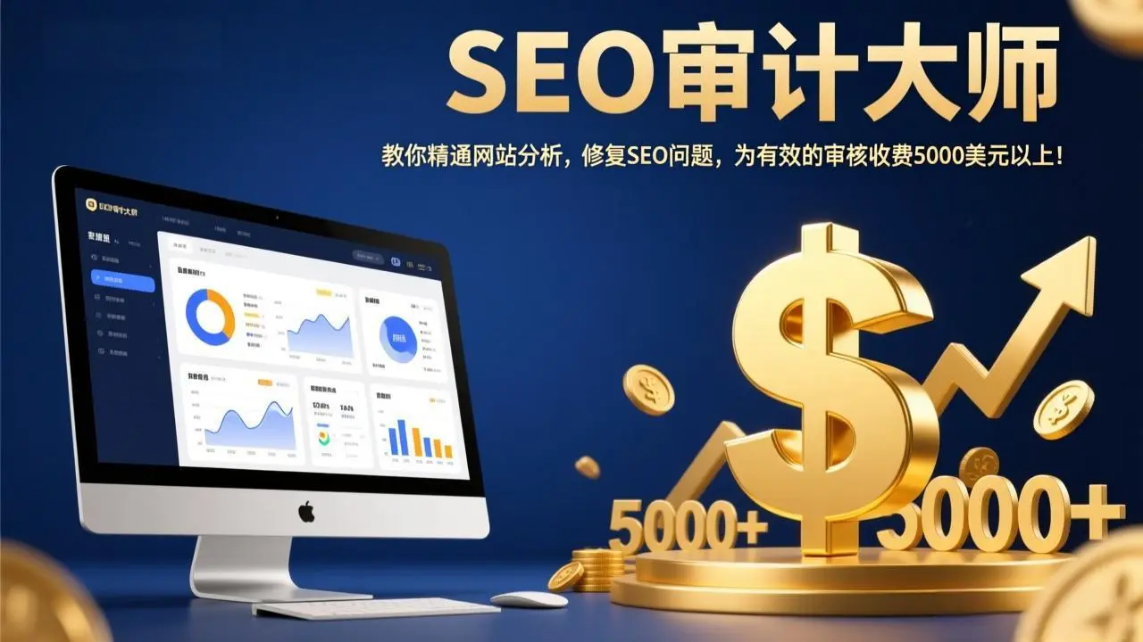 SEO审计大师：教你精通网站分析，修复SEO问题，为有效的审核收费5000美元以上！-知峰研习社