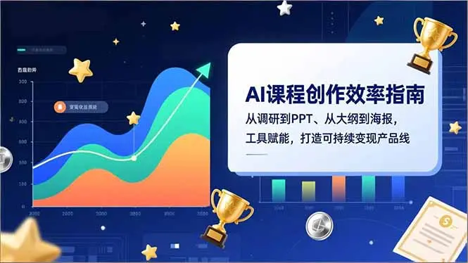 AI课程创作效率指南,从调研到PPT、从大纲到海报,工具赋能,打造可持续变现产品线 AI课程创作效率指南,从调研到PPT、从大纲到海报,工具赋能,打造可持续变现产品线