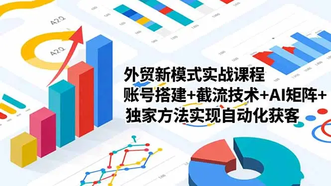 外贸新模式实战课程-更新2月，账号搭建+截流技术+AI矩阵+独家方法实现自动化获客-知峰研习社