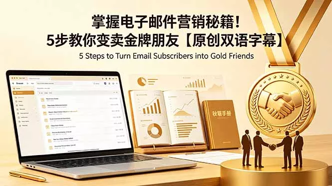 掌握电子邮件营销秘籍！5步教你变卖金牌朋友【原创双语字幕】-知峰社