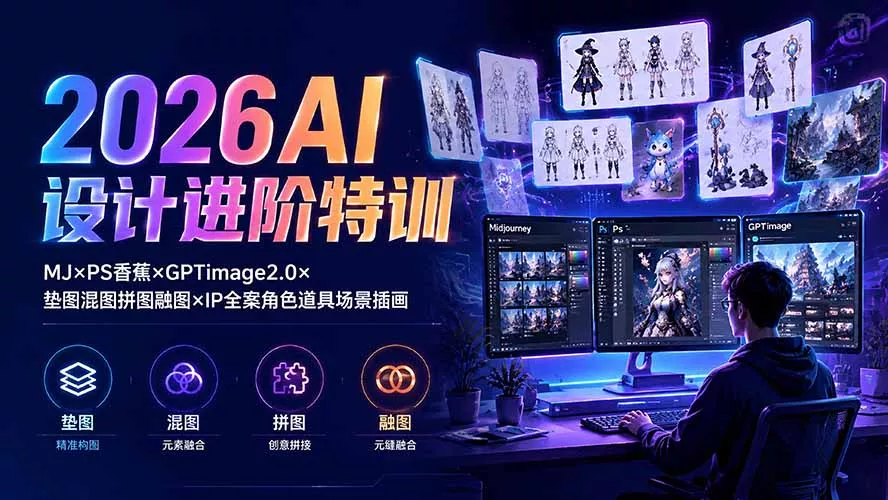零基础AI接单，AI绘画变现教程：从草图到三视图精准控制全流程-知峰社