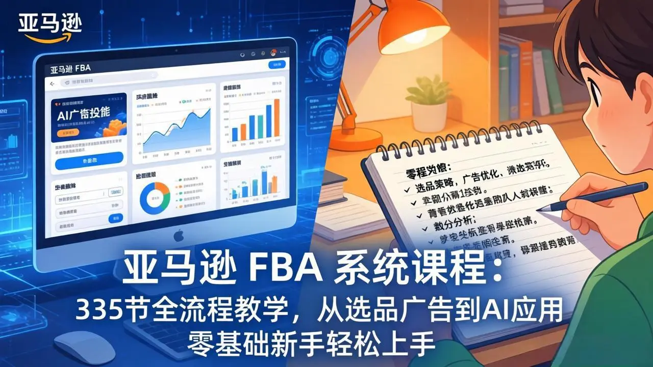 亚马逊 FBA 系统课程(更新26年3月-知峰云课