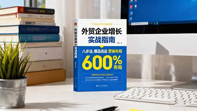 外贸企业增长实战指南，八步法、爆品选品、营销布局，业绩增长300%-知峰社