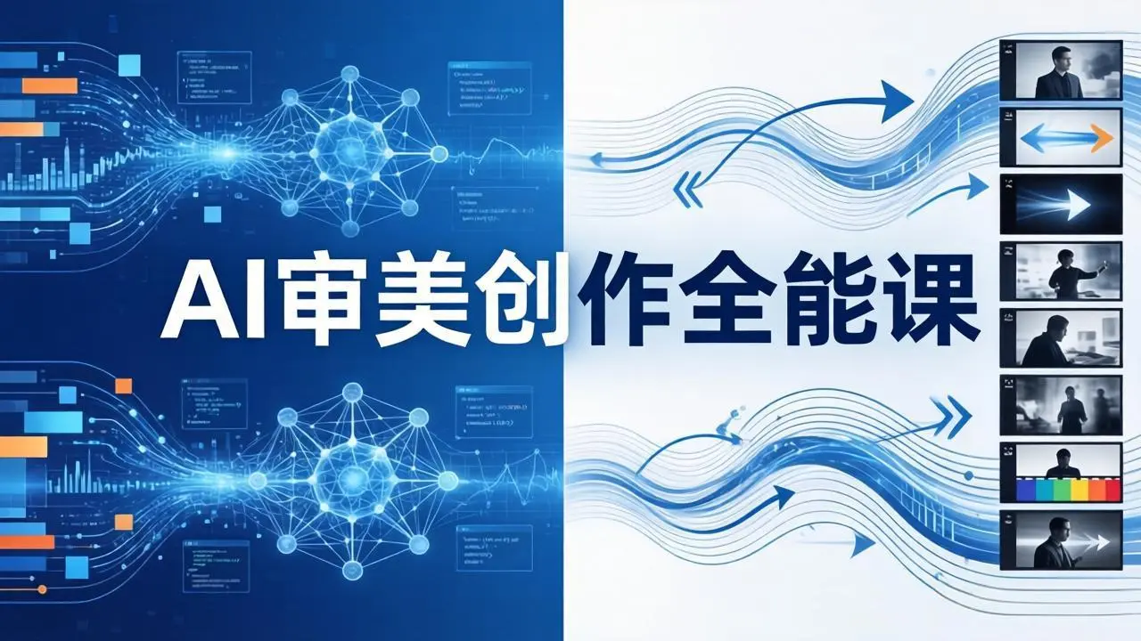 AI审美创作全能课：MJ+Seedance+模型训练+影视分镜+编剧，一站式掌握AI艺术创作-知峰社