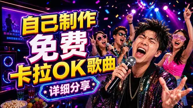 免费卡拉OK歌曲制作全攻略：音轨分离字幕制作，零基础快速做出专业K歌视频-知峰社