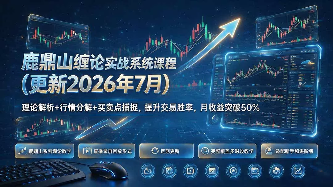 鹿鼎山缠论实战系统课程(更新26年7月-知峰社