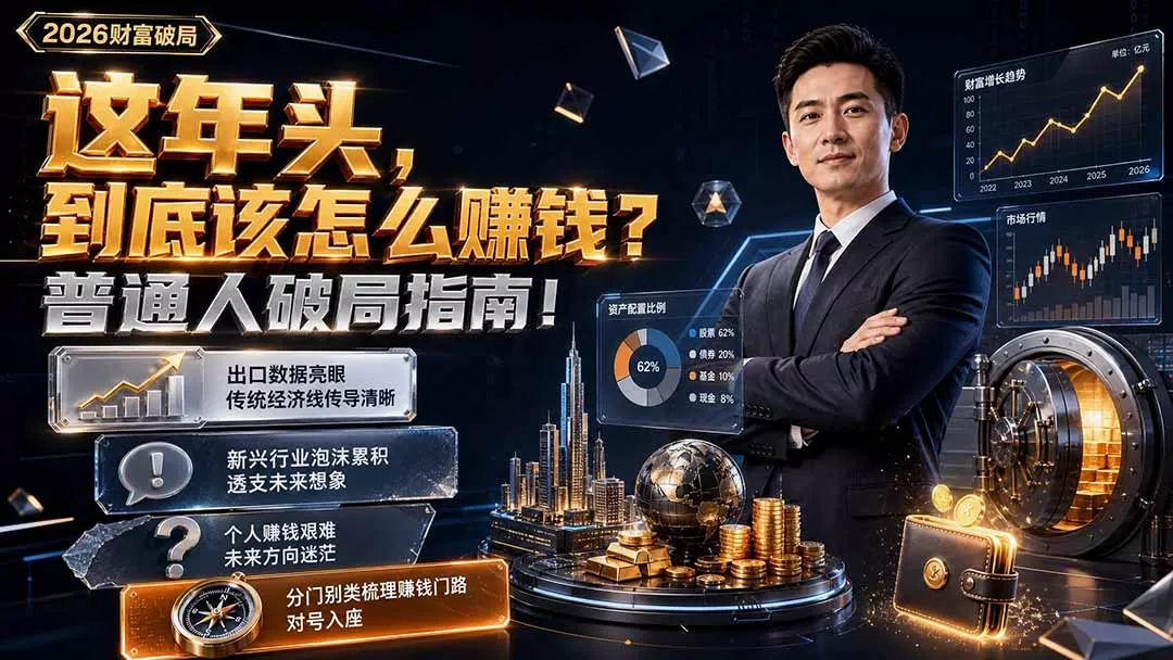 付费文章:这年头,到底该怎么赚钱?普通人破局指南!-知峰社