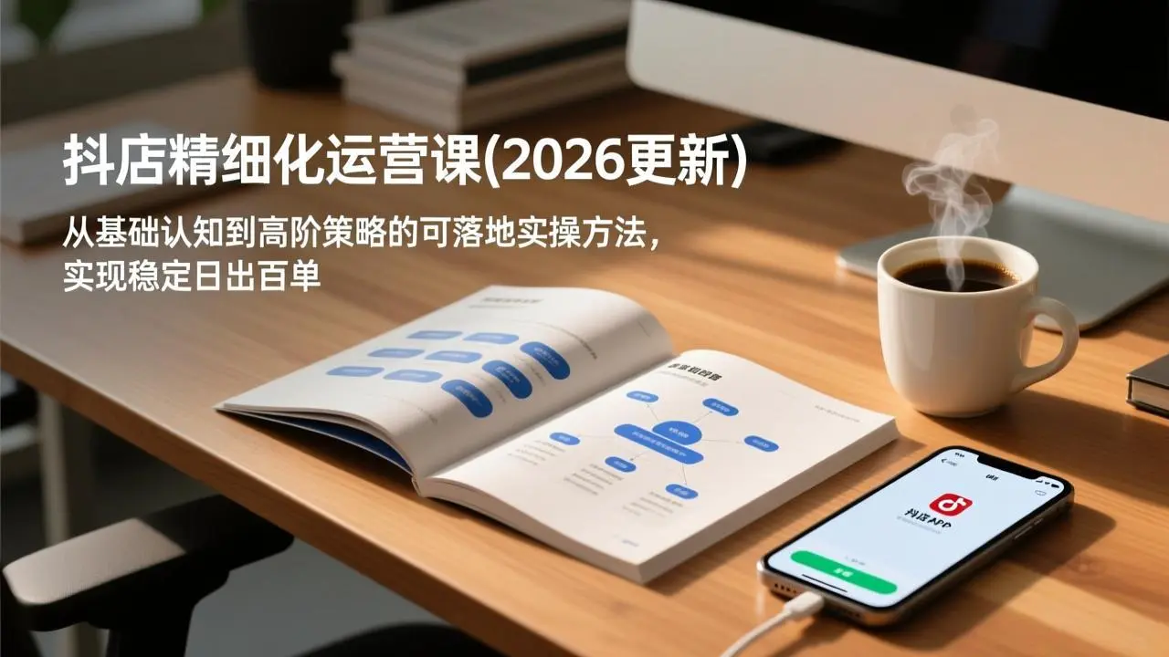 抖店精细化运营课(2026更新-知峰社
