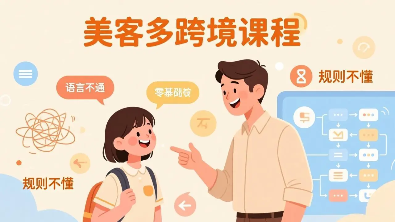 怕语言不通、怕不懂规则？零基础小白也能做的美客多跨境课，手把手带你美客多开店稳赚-知峰研习社