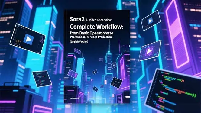 Sora2 AI视频生成的系统教程(英文版-知峰研习社