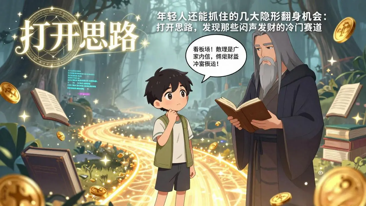 付费文1+2：年轻人还能抓住的几大隐形翻身机会：打开思路，发现那些闷声发财的冷门赛道-知峰社