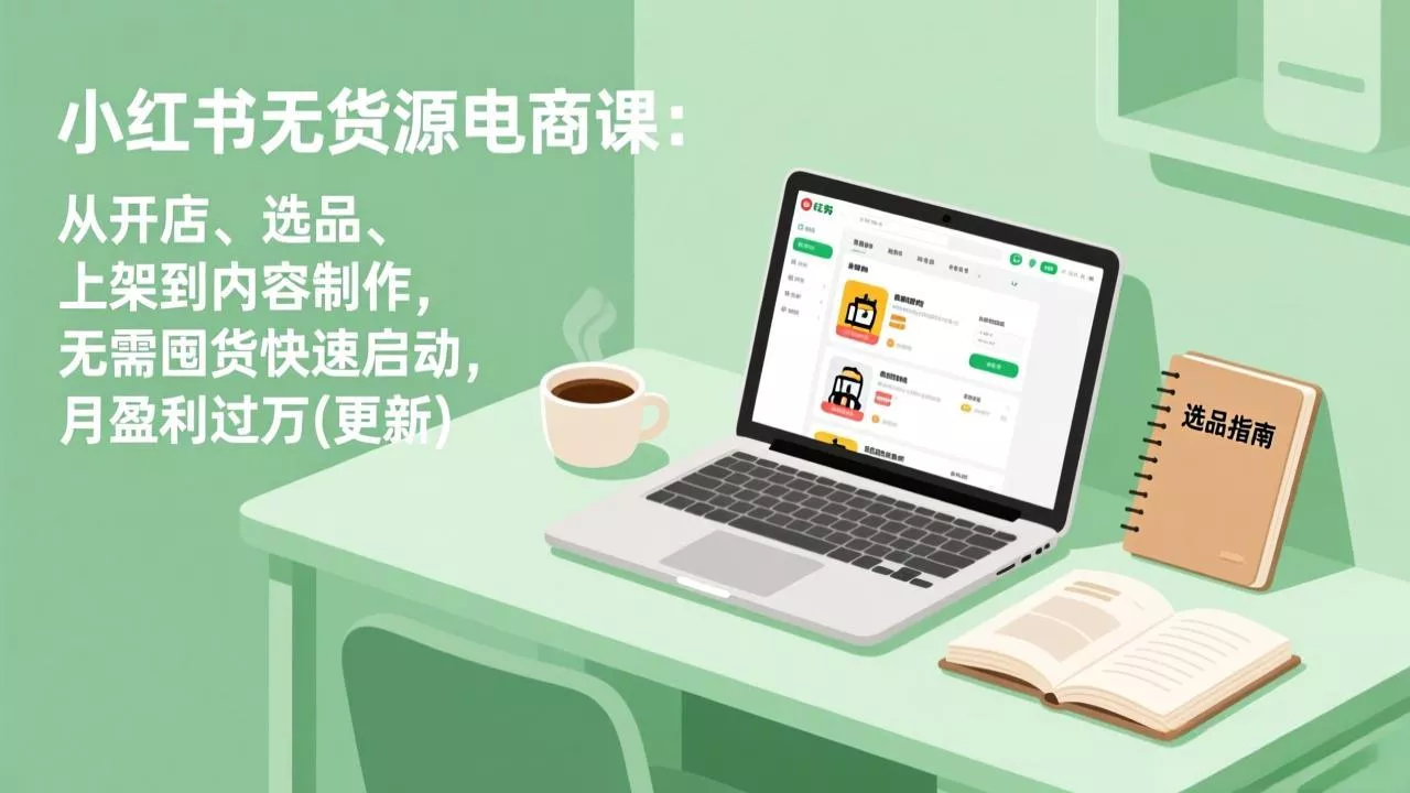 小红书无货源电商课(7月更新-知峰社