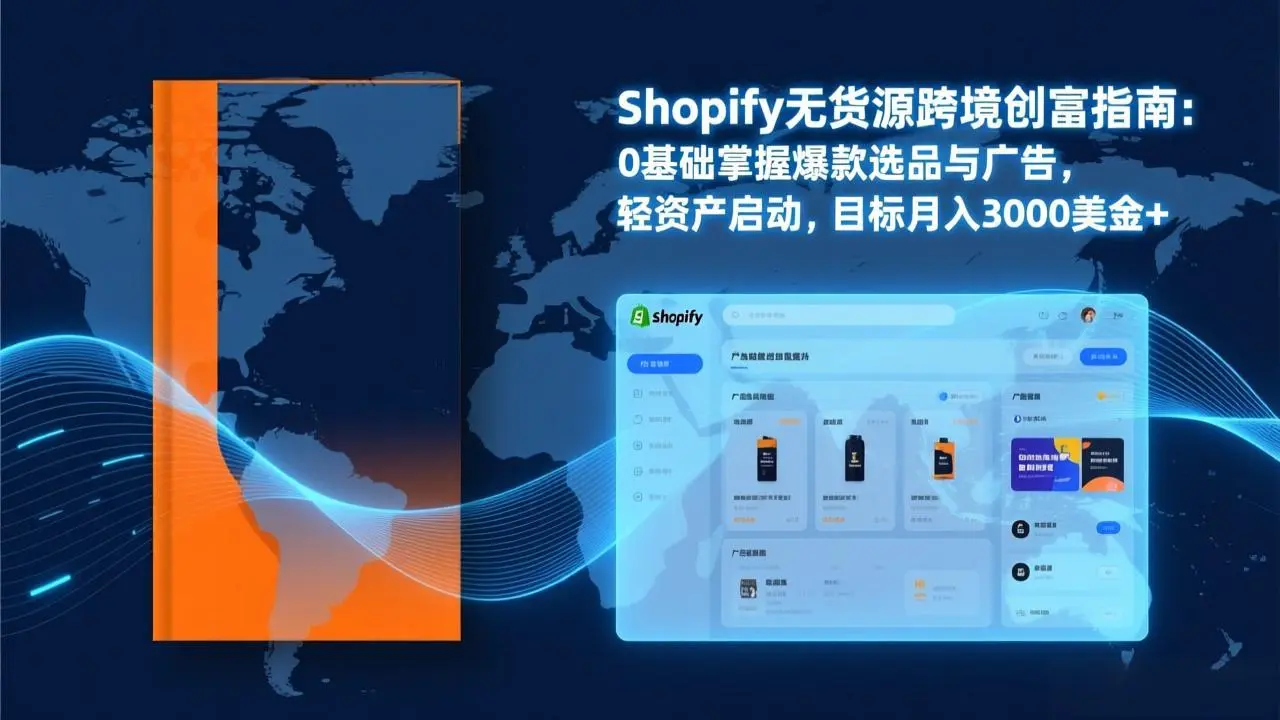 Shopify爆款打法实战：从选品到广告投放，复制爆款模型，驱动独立站月销售额破万刀-知峰研习社