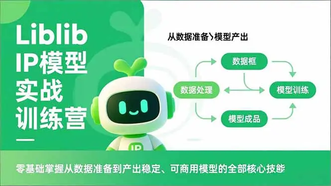 Liblib IP模型实战训练营，零基础掌握从数据准备到产出稳定、可商用模型的全部核心技能-知峰研习社
