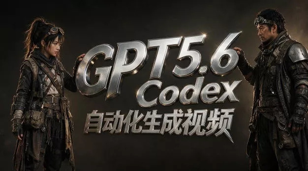 GPT5.6+Codex自动化视频生成:提示词设计×角色设定×封面海报×工作流思路,高效产出AI视频-知峰社