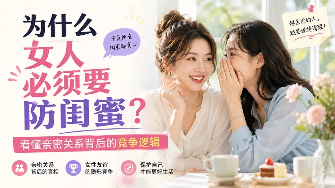 付费文章：为什么女人必须要防闺蜜？看懂亲密关系背后的竞争逻辑-知峰社